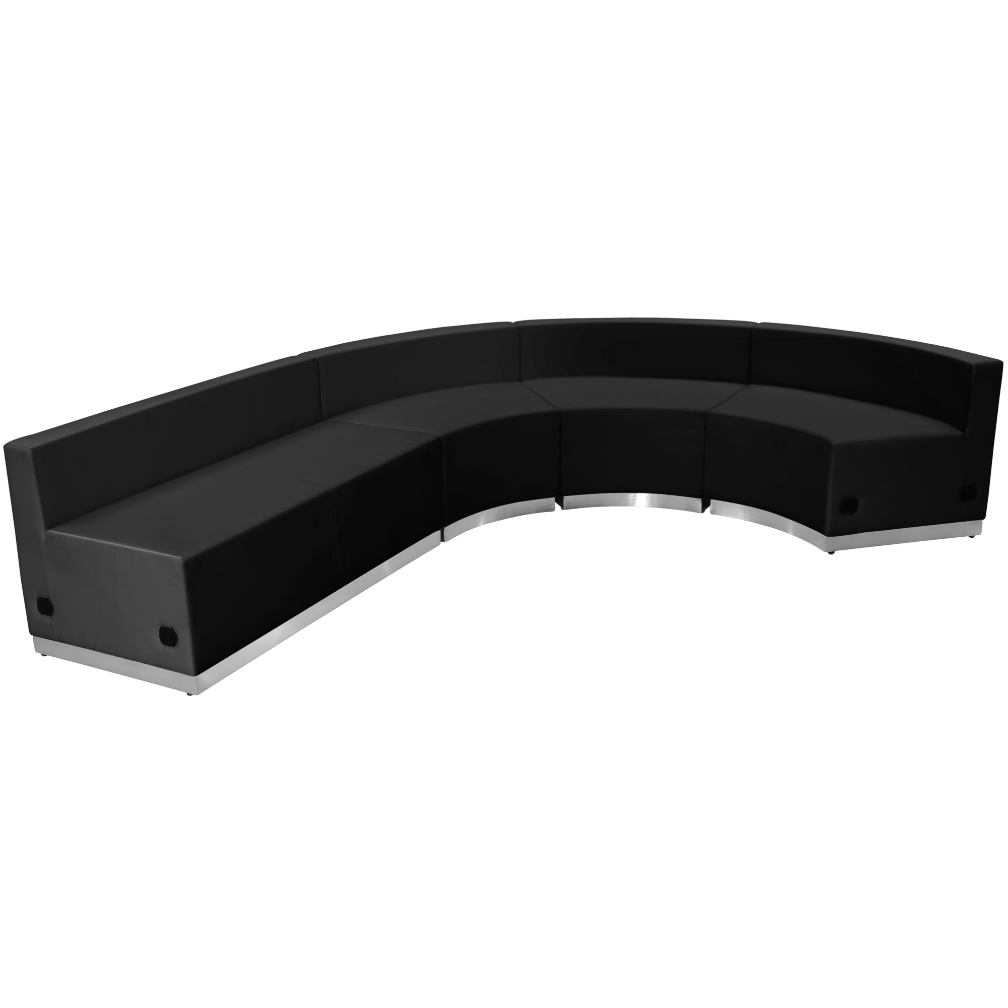 Flash Furniture, 4 PC Black LeatherSoft Reception Configuration, Included (qty.) 4 Model# ZB803760SBK